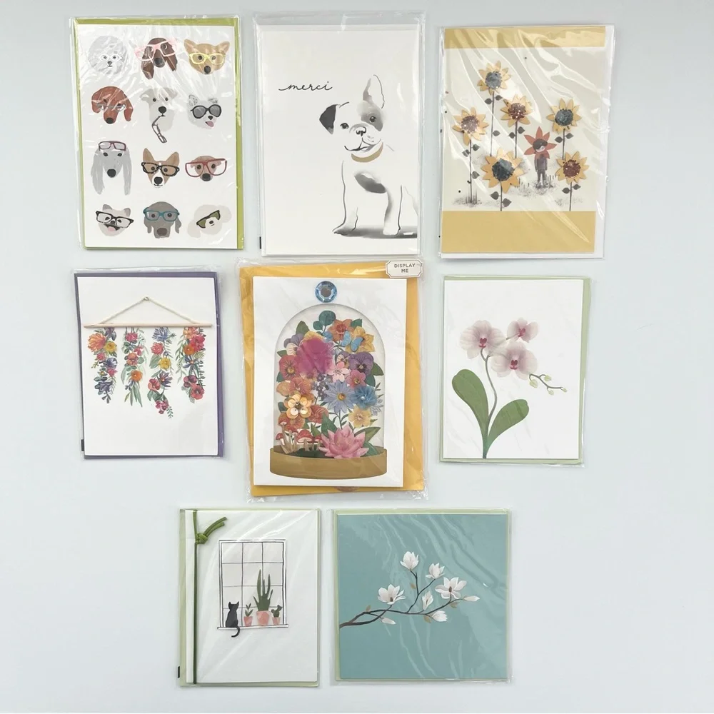 Papyrus Cards Lot Of 8